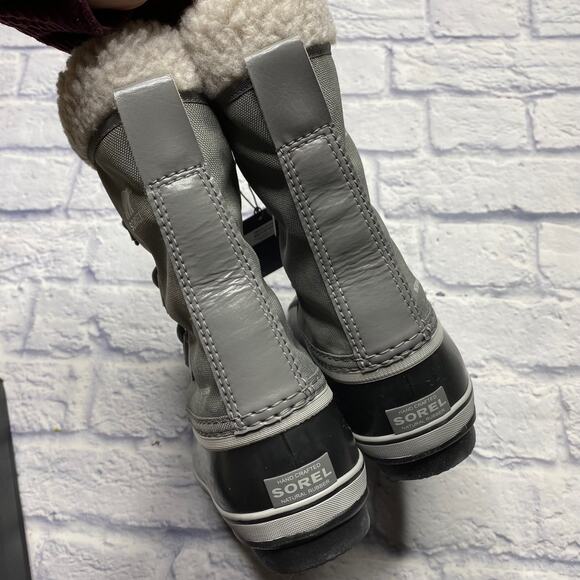 Sorel Yoot PAC Nylon Boots in Quarry/Dove (Youth) - Picture 4 of 9